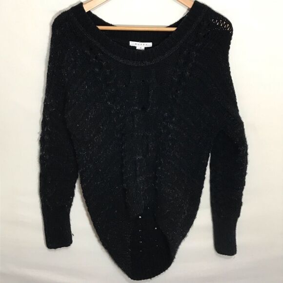 Women’s Duffy Wool & Cashmere Black Sweater - Picture 9 of 9